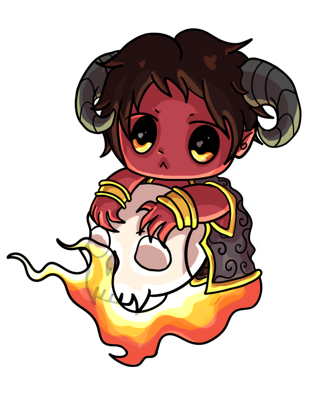 Ifrit Monster Series Sticker