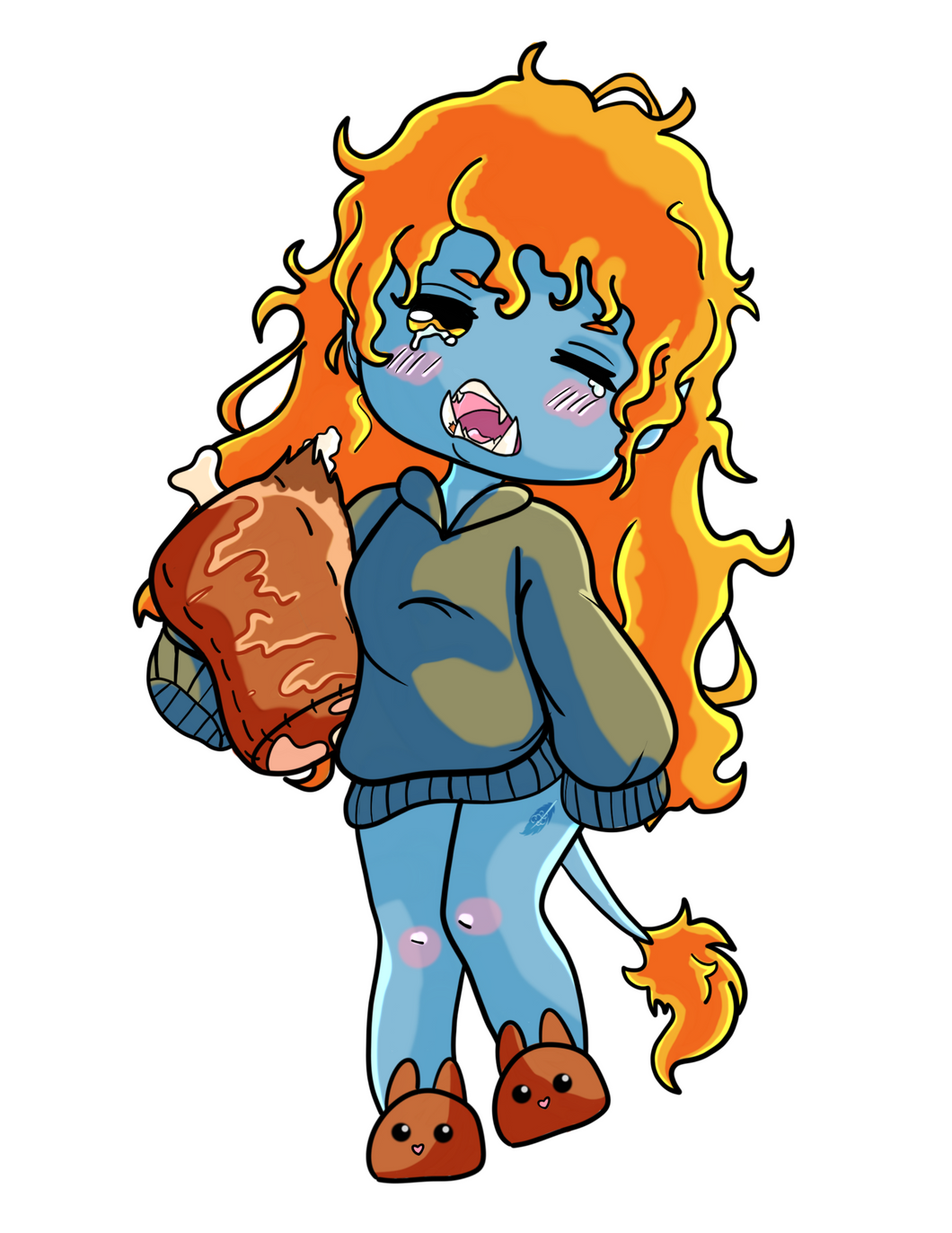 Sleepy Troll Monster Series Sticker